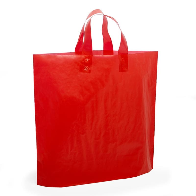 Matte Opaque Loop Handle Shopping Bags