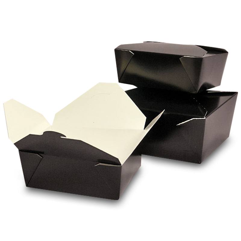 Black Bio-Pak® Take-Out Containers from Paper Mart