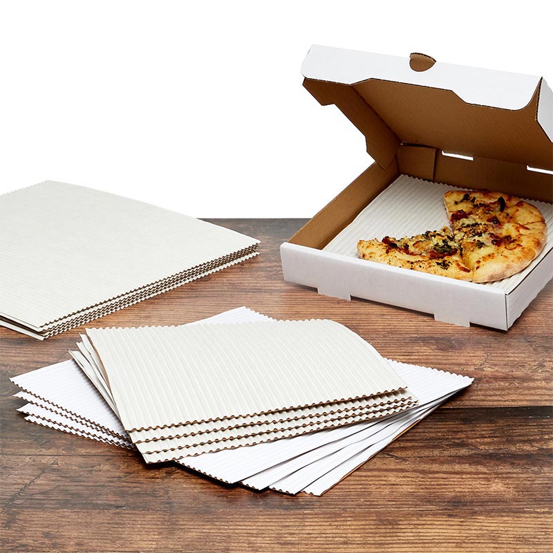 200ea - 10 x 10 Corrugated Grease Resistant Pizza Sheet by Paper Mart, Size: 10 x 10 | Quantity of: 200, Brown