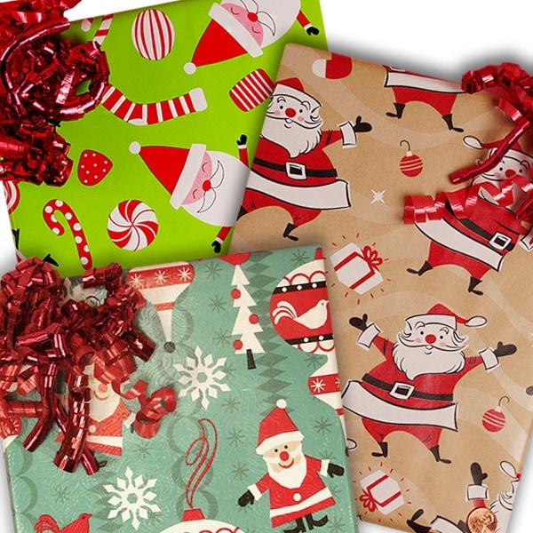 Details about   New Santa Ho Ho Green White & Red Gift Tissue Paper 10-20x20 Sheets Christmas 