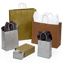 Bright Colored Matte Shopping Bags