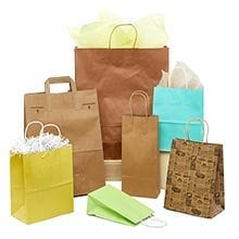 Shop Colored Paper Bags with Handles