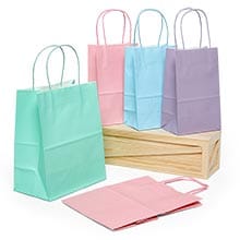 50X Wholesale Pretty Mixed Pattern Plastic Gifts Bags Shopping Bags 15x9Cm 