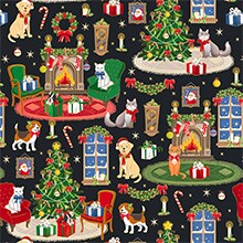 Home For The Holidays Gift Wrap - 30 X 833' - Gift Wrapping Paper by Paper Mart