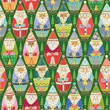 Santa Dolls Gift Wrap - 30 X 208' - Gift Wrapping Paper by Paper Mart