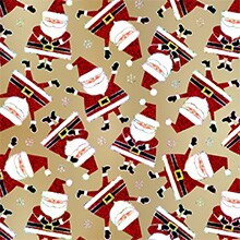 Sparkling Santa Gift Wrap - 24 X 833' - Gift Wrapping Paper by Paper Mart