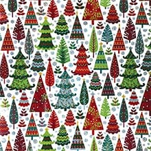 Holographic Trees Gift Wrap - 30 X 833' - Gift Wrapping Paper by Paper Mart