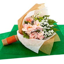 flower wrapping plastic paper