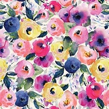 Watercolor Flowers Premium Tissue Paper - 20 X 30 - Quantity: 240 by Paper Mart
