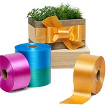 1pc Polyester Gift Wrap Ribbon, Modern Red Filament Ribbon For Gift Wrapping