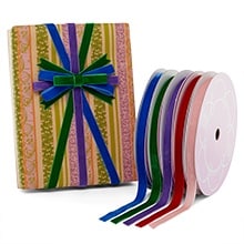 1pc Solid Gift Wrap Ribbon, Modernist Polyester Filament Ribbon For Party