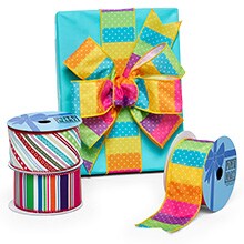 Striped Ribbon at Wholesale Prices | Paper Mart
