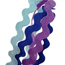 Essentials By Leisure Arts Ric Rac 11/16 4 yards Apple - rick rack trim  for sewing - wavy ric rac trim for sewing and crafts - ric rac ribbon - rick  rack trim apple