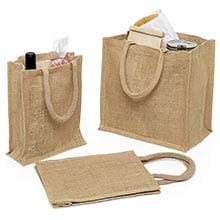 Jute Gift Bags  Eco friendly Gift Bags Wholesale  Everything Bags Inc