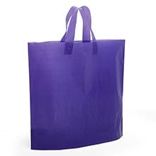 Matte Opaque Loop Handle Shopping Bags