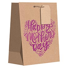 Happy Mother’s Day Medium Euro Tote – 10 X 4 X 8 – Gusset – 4” – Quantity: 60 by Paper Mart