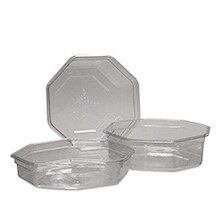 BULK Lightweight Clear Plastic Round Deli Container with Lids 8OZ –  OnlyOneStopShop