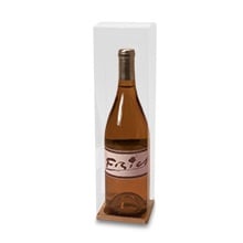 Wine Gift Box With Clear Acrylic Front Cover and 2 Personalized