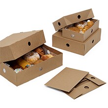 250 Pack] Kraft Pie Boxes - 6x6x3 Inch Brown Boxes for Baked Goods - Small  Boxes for Cookies, Cake, Cheesecake, Muffins, Dessert, Macaroon, Sweets -  Bulk Recyclable Paper Cardboard Square Gift Boxes 