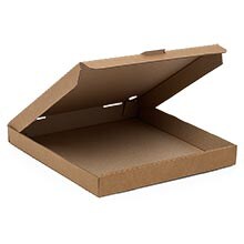 Pizza Boxes with Heat Vents - Kraft, 14 inch, Case 50 | Quantity: 50 by Paper Mart
