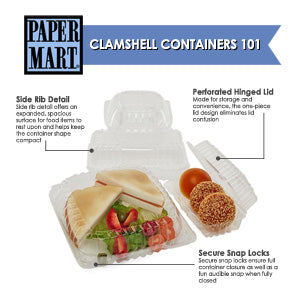 clamshell containers