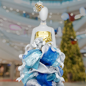 winter wonderland window display