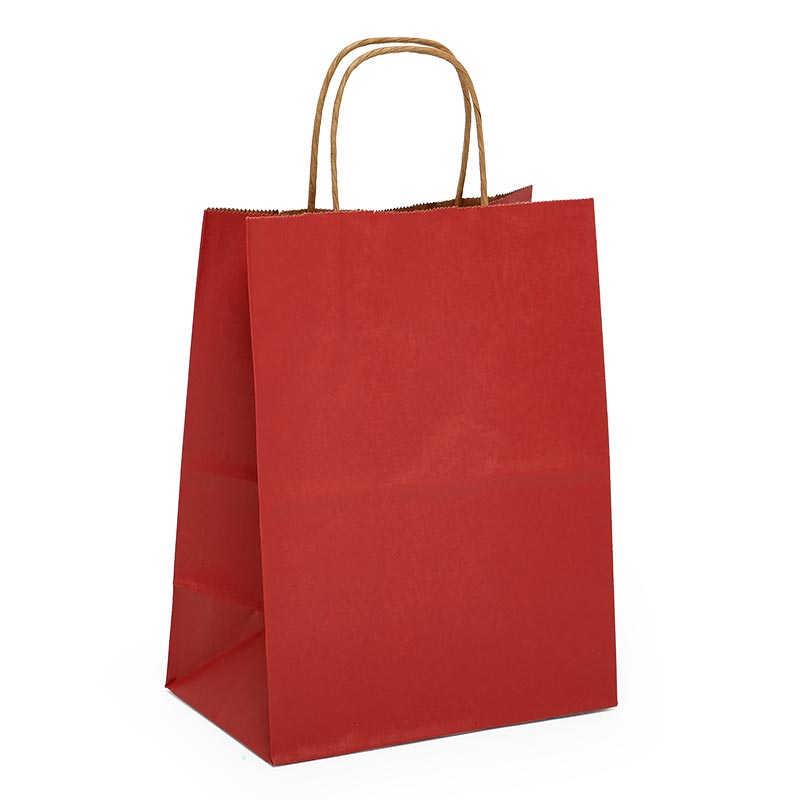Kraft Tinted Color Shopping Bags (250/Pack)