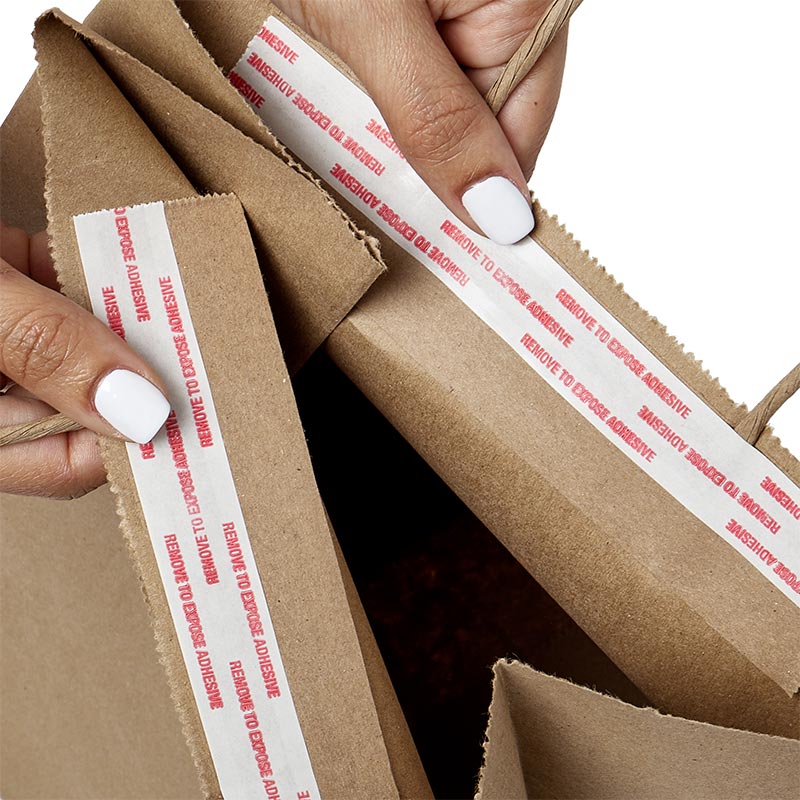 Tamper Resistant Take-Out Shopping Bags (250/Pack)