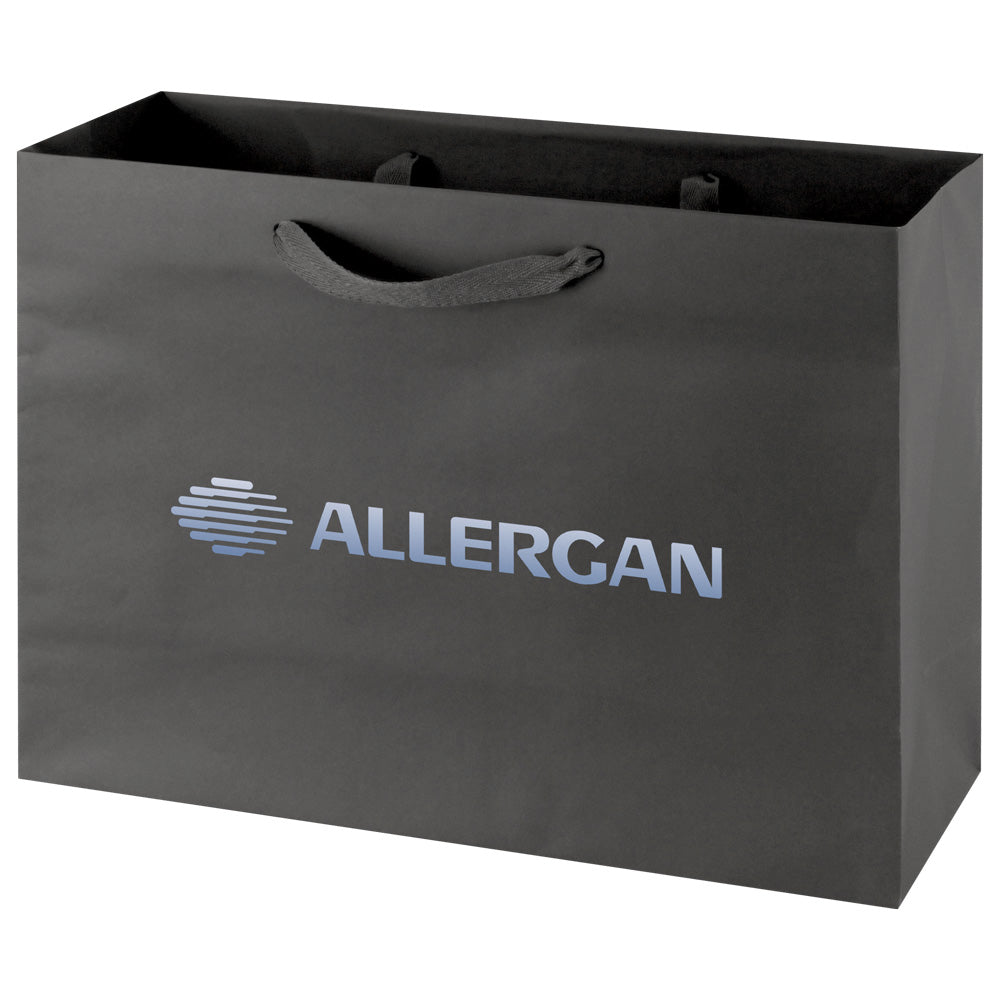 Custom Tinted Kraft Eurotote - 1C/1S-HS (1 Color/1 Stamp-Hot Stamp)
