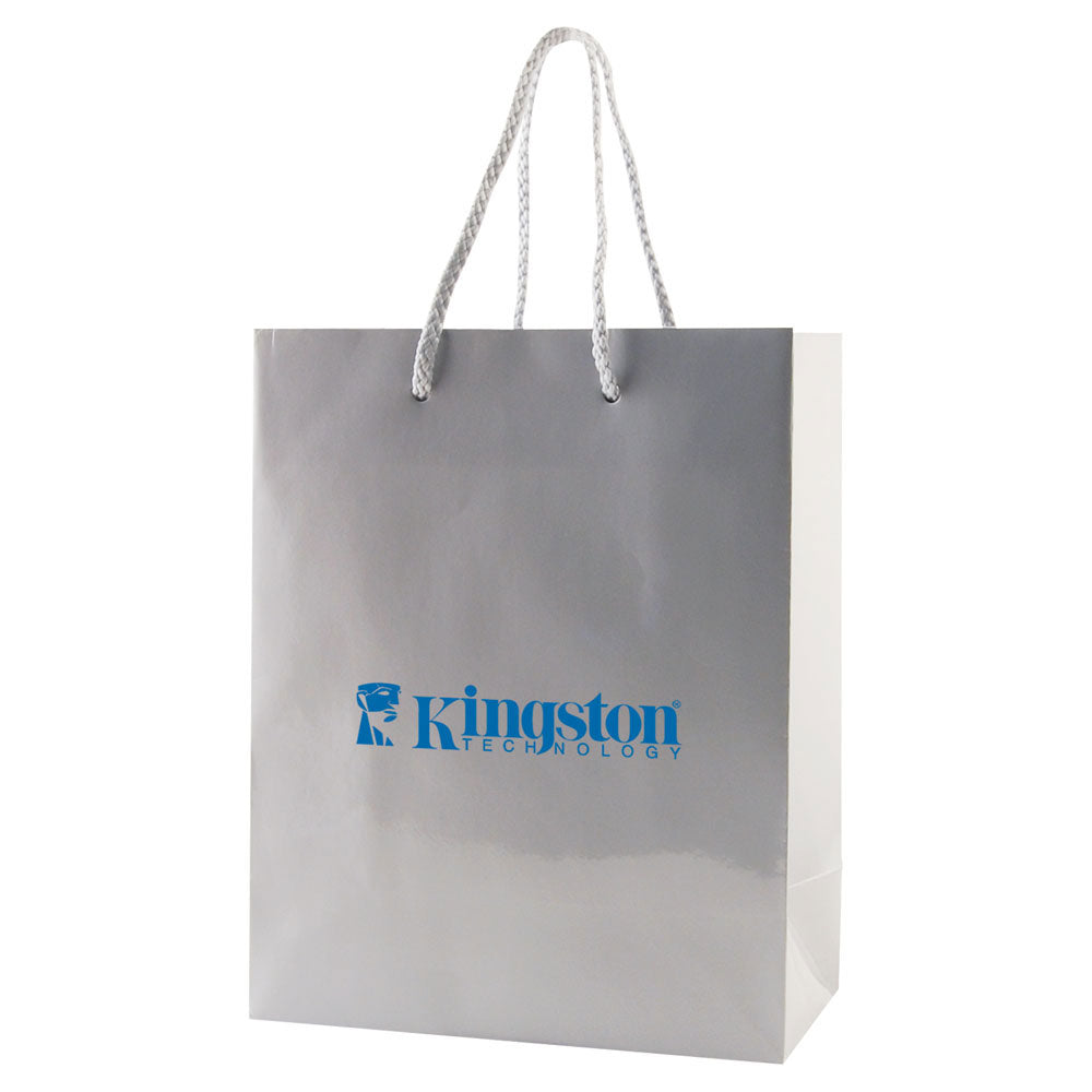 Custom Gloss Eurotote - 1C/1S-HS (1 Color/1 Stamp-Hot Stamp)