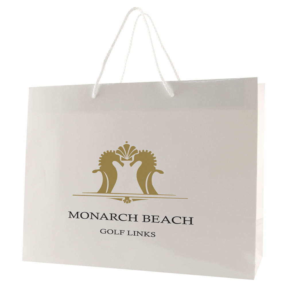 Custom Gloss Eurotote - 1C/1S-HS (1 Color/1 Stamp-Hot Stamp)