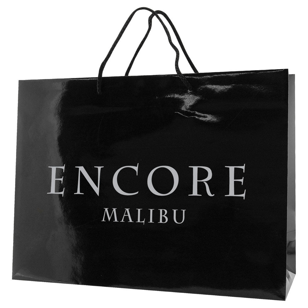 Custom Gloss Eurotote - 1C/1S-HS (1 Color/1 Stamp-Hot Stamp)