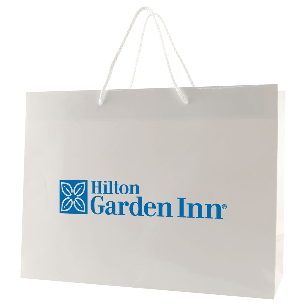 Custom Gloss Eurotote - 1C/1S-HS (1 Color/1 Stamp-Hot Stamp)