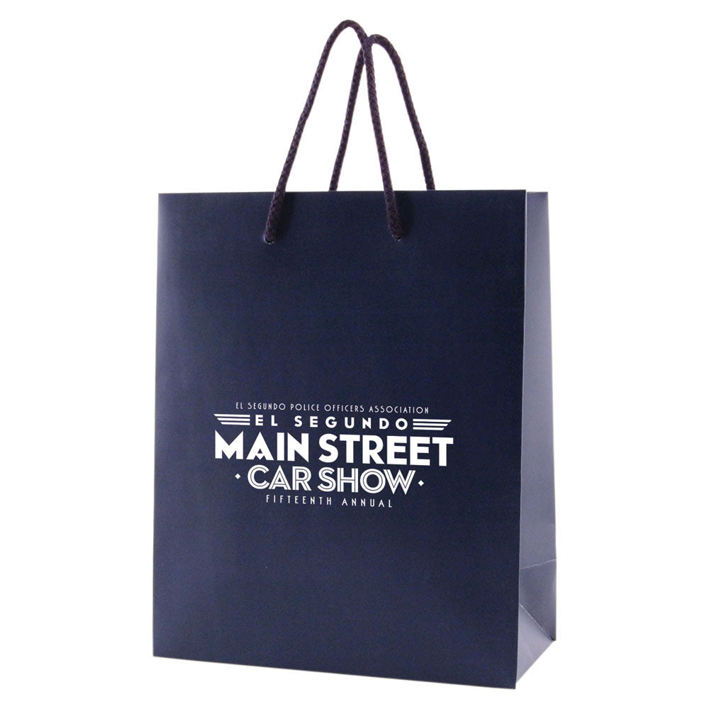 Custom Matte Eurotote - 1C/1S-HS (1 Color/1 Stamp-Hot Stamp)