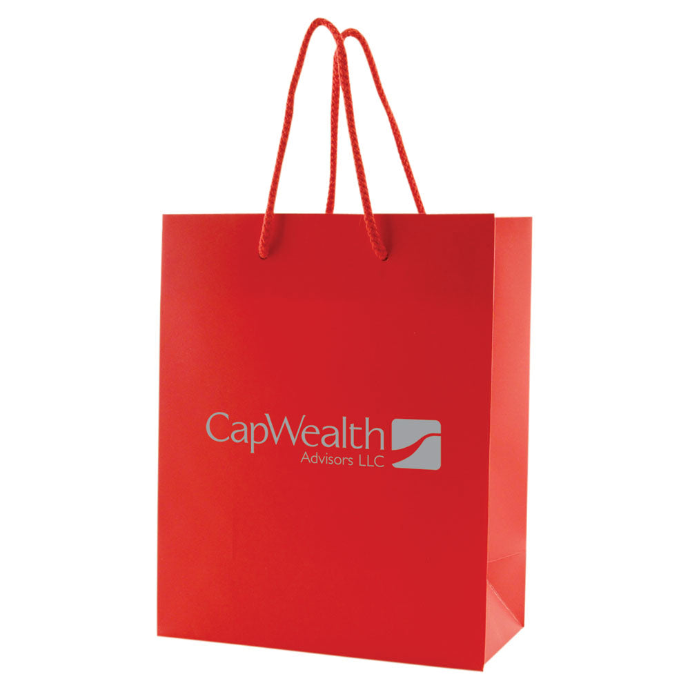 Custom Matte Eurotote - 1C/1S-HS (1 Color/1 Stamp-Hot Stamp)