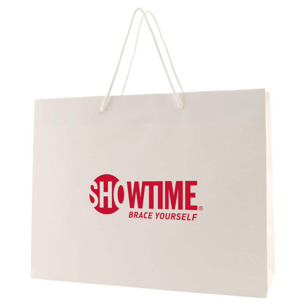 Custom Matte Eurotote - 1C/1S-HS (1 Color/1 Stamp-Hot Stamp)