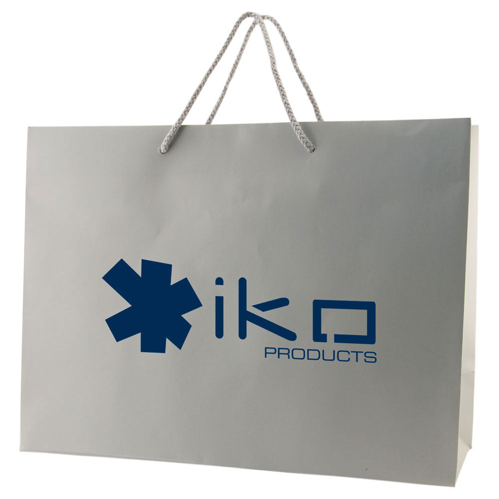 Custom Matte Eurotote - 1C/1S-HS (1 Color/1 Stamp-Hot Stamp)