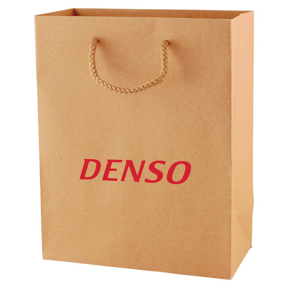 Custom Kraft Eurotote - 1C/1S-HS (1 Color/1 Stamp-Hot Stamp)