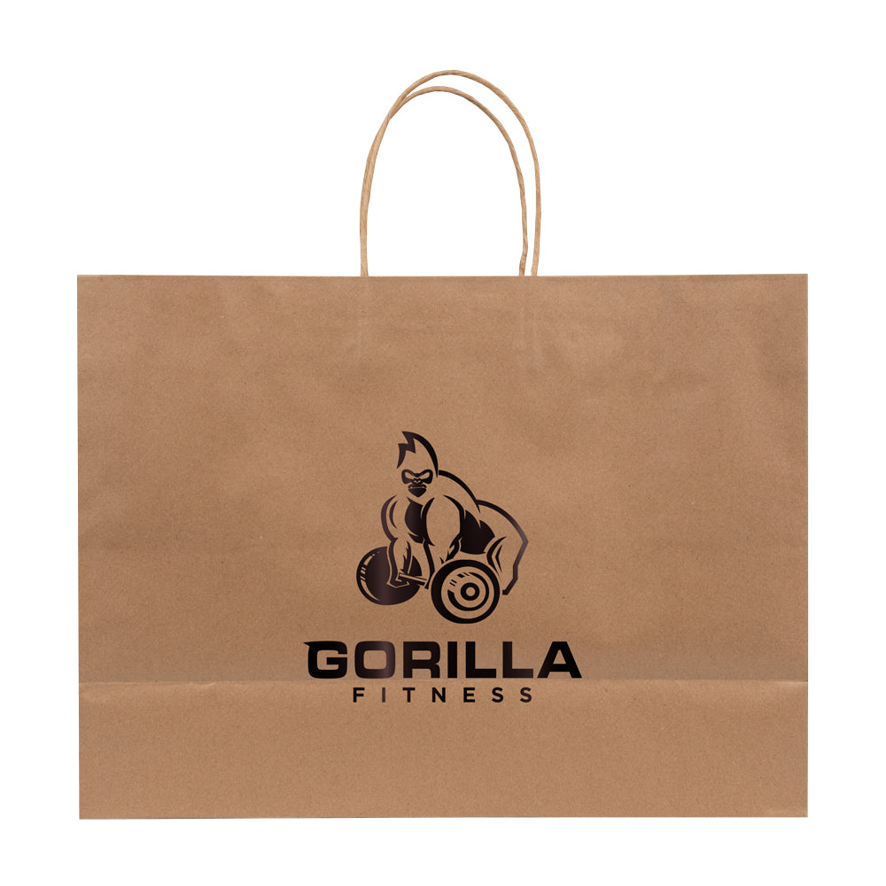 Custom Twisted Bag - 1C/1S-HS (1 Color/1 Stamp-Hot Stamp)