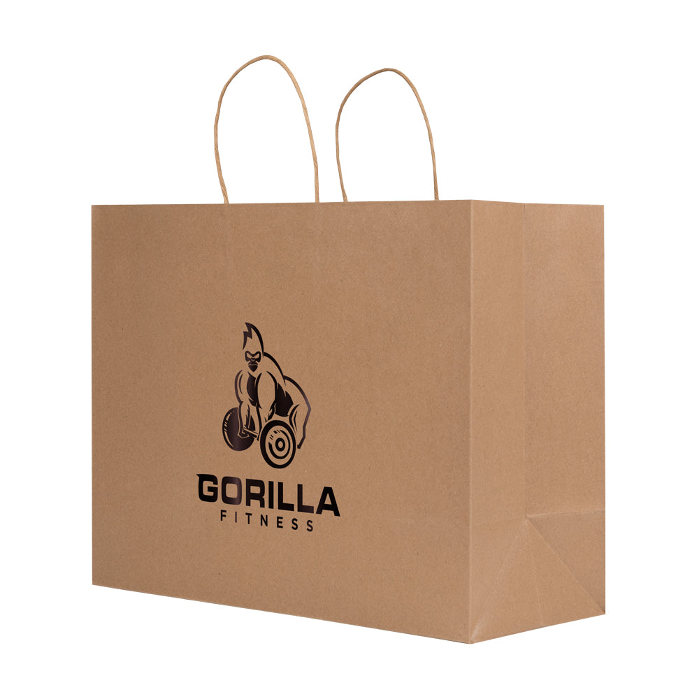 Custom Twisted Bag - 1C/1S-HS (1 Color/1 Stamp-Hot Stamp)