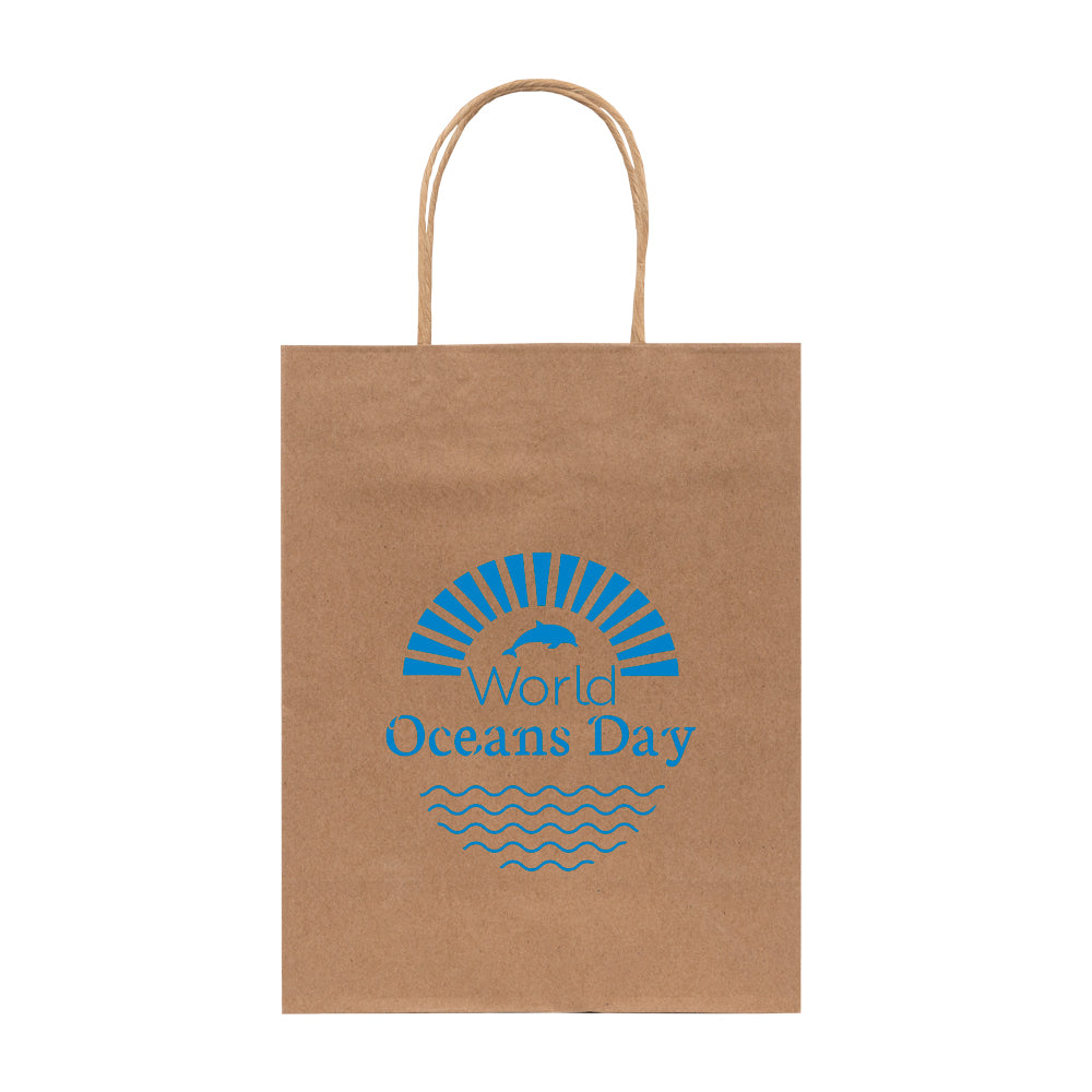 Custom Twisted Bag - 1C/1S-HS (1 Color/1 Stamp-Hot Stamp)
