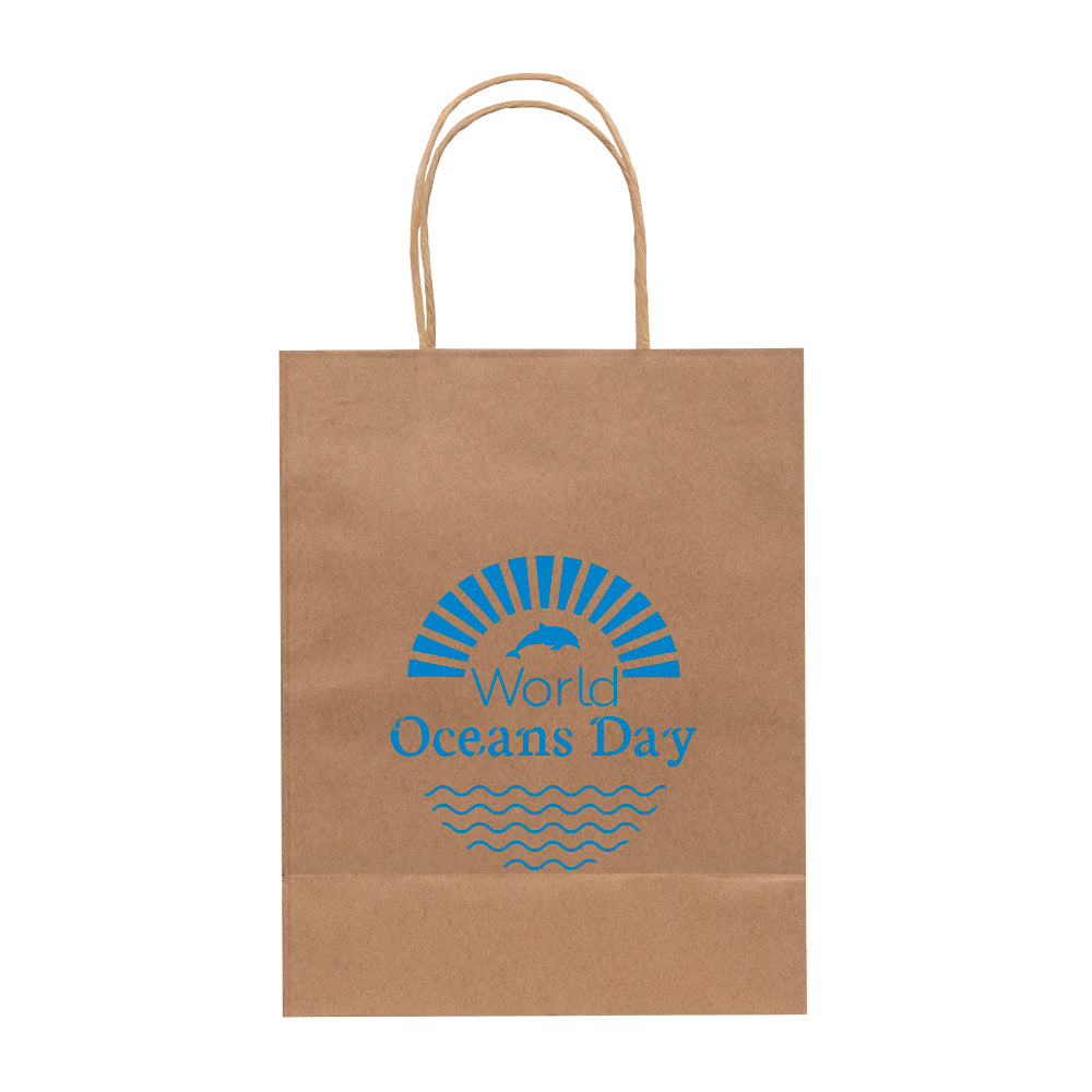 Custom Twisted Bag - 1C/1S-HS (1 Color/1 Stamp-Hot Stamp)