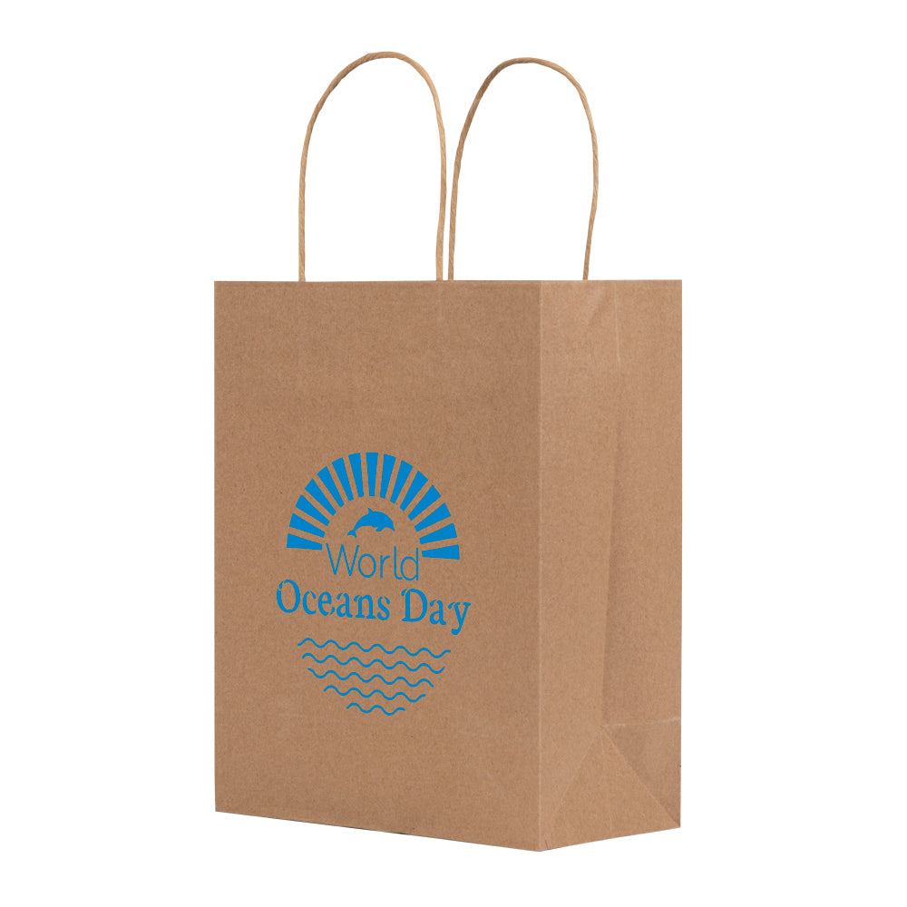 Custom Twisted Bag - 1C/1S-HS (1 Color/1 Stamp-Hot Stamp)