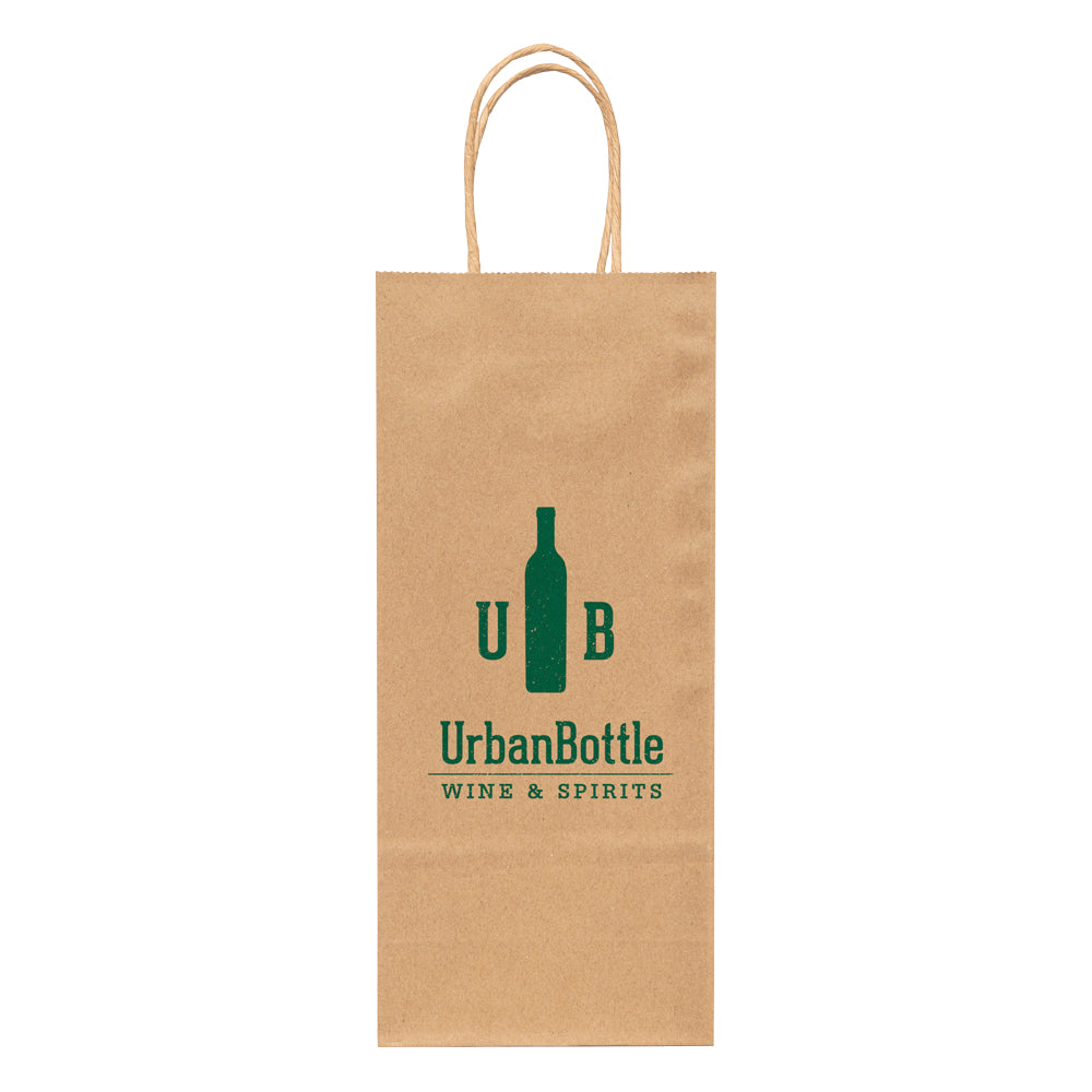 Custom Twisted Bag - 1C/1S-HS (1 Color/1 Stamp-Hot Stamp)