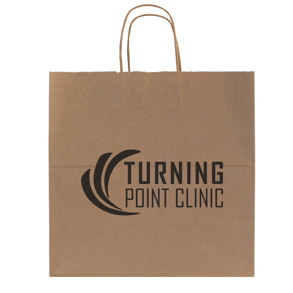 Custom Twisted Bag - 1C/1S-HS (1 Color/1 Stamp-Hot Stamp)