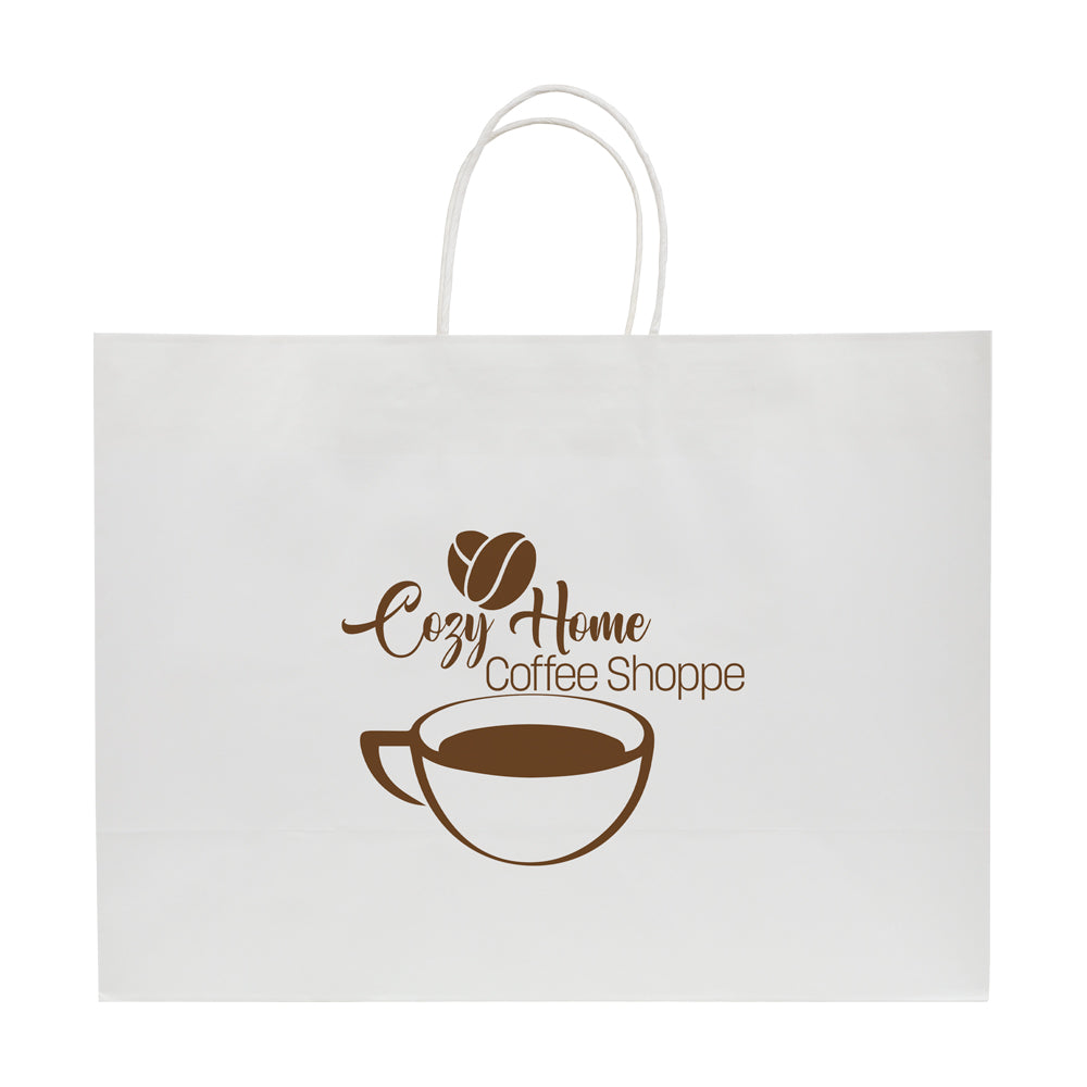 Custom Twisted Bag - 1C/1S-HS (1 Color/1 Stamp-Hot Stamp)