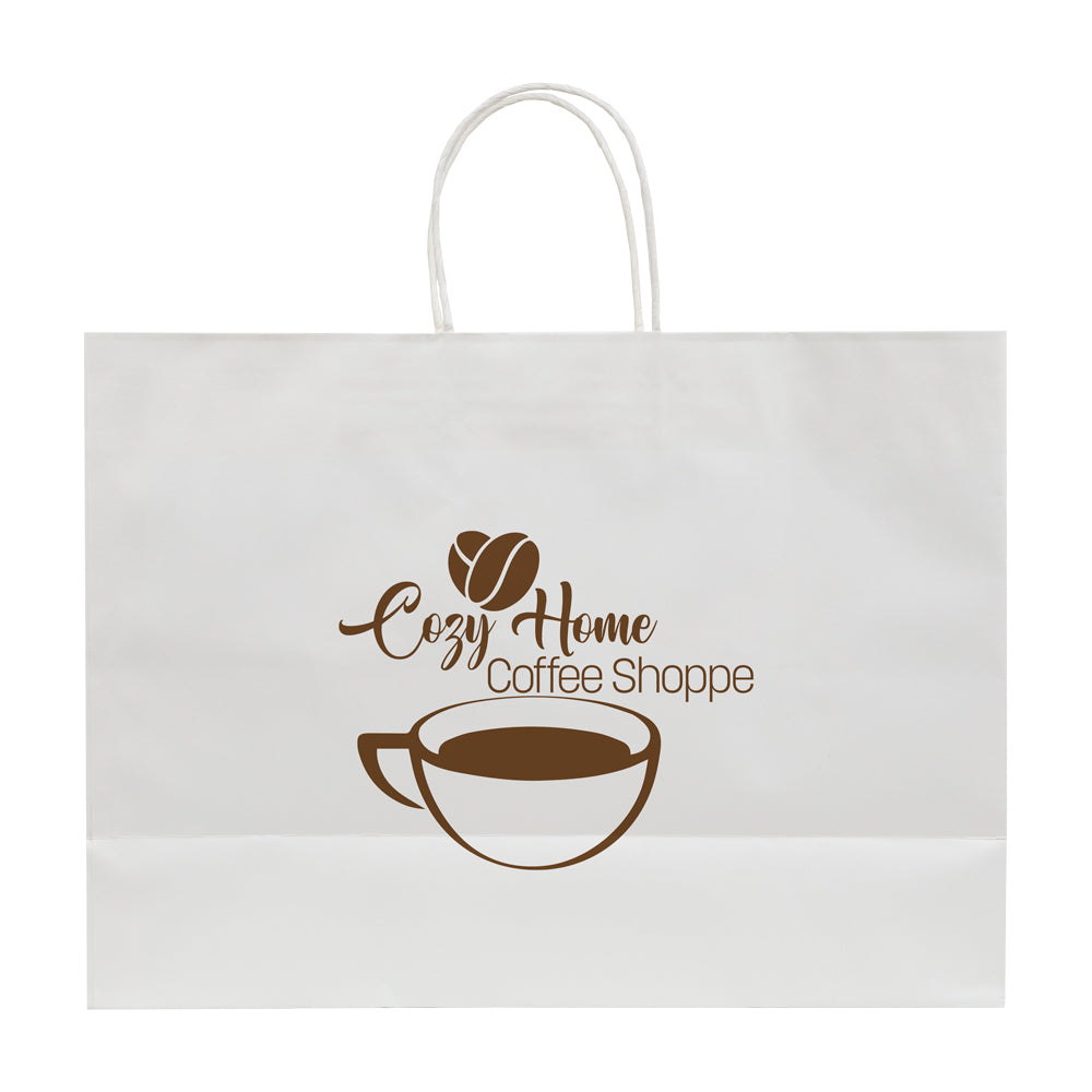 Custom Twisted Bag - 1C/1S-HS (1 Color/1 Stamp-Hot Stamp)