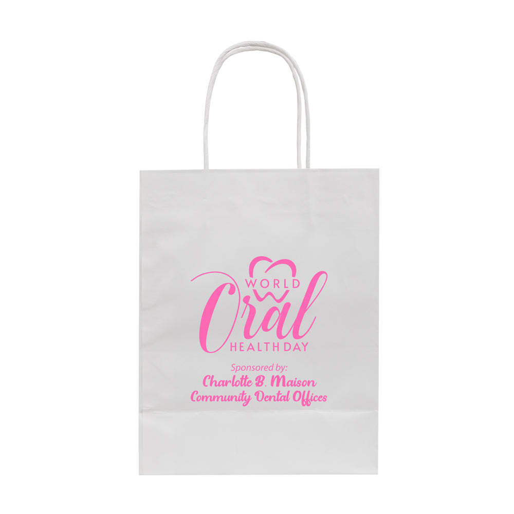 Custom Twisted Bag - 1C/1S-HS (1 Color/1 Stamp-Hot Stamp)