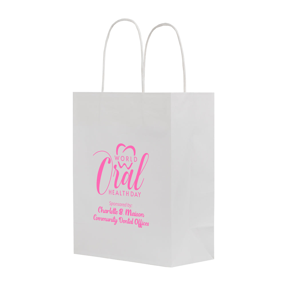 Custom Twisted Bag - 1C/1S-HS (1 Color/1 Stamp-Hot Stamp)