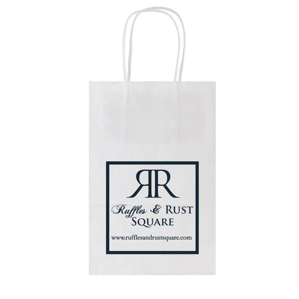 Custom Twisted Bag - 1C/1S-IP (1 Color/1 Stamp-Ink Printed)